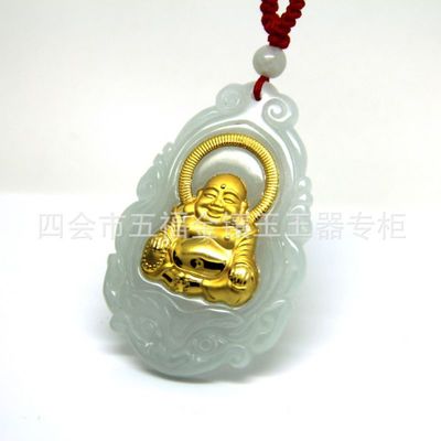五福臨門，金玉滿堂 探秘翡翠珠寶中的金鑲玉觀音佛吊墜